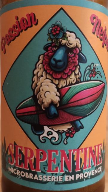 La Serpentine Neipa Passion 6.0%, Brasserie La Serpentine, France