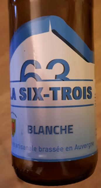 La Six-Trois blanche 4.5%, Brasserie Du Sancy, France
