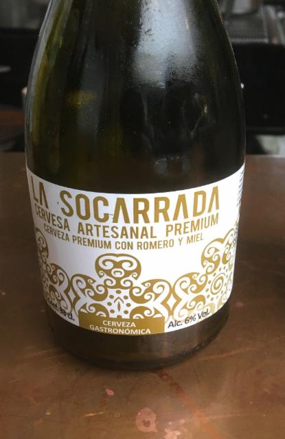 La Socarrada Cerveza Artesanal Premium con Romero y Miel, Premium Beers From Spain