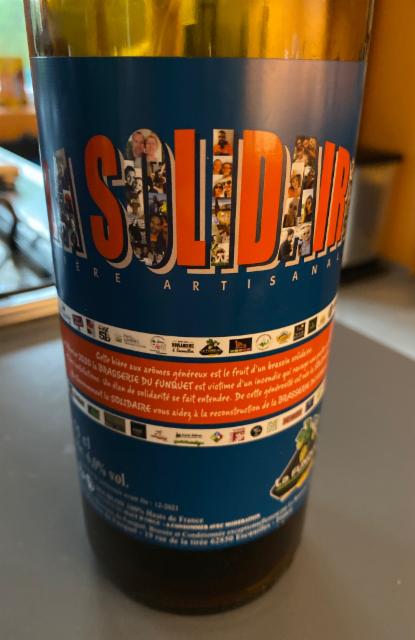 La Solidaire 6.0%, Brasserie Du Funquet, France
