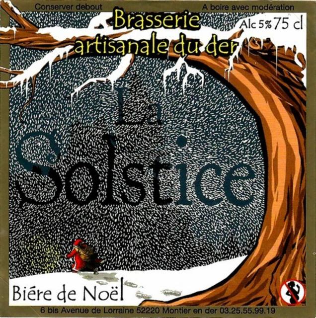 La Solstice 5.0%, Brasserie Artisanale Du Der, France