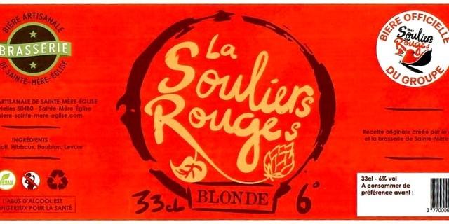 La Souliers Rouges 6.0%, Brasserie De Sainte-Mère-Église, France