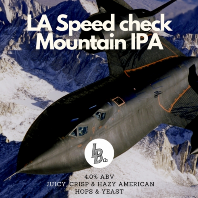 LA Speed Check Mountain IPA 4.0%, Lord's Brewing Co., England