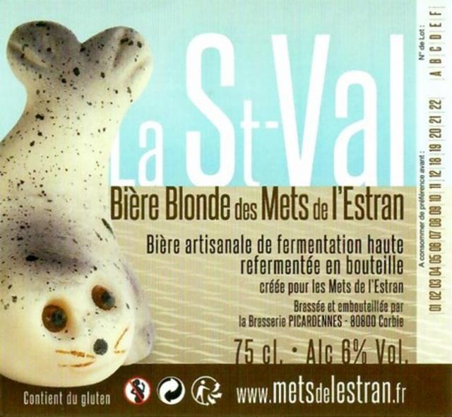La St-Val Blonde 6.0%, Brasserie Artisanale Picardennes, France