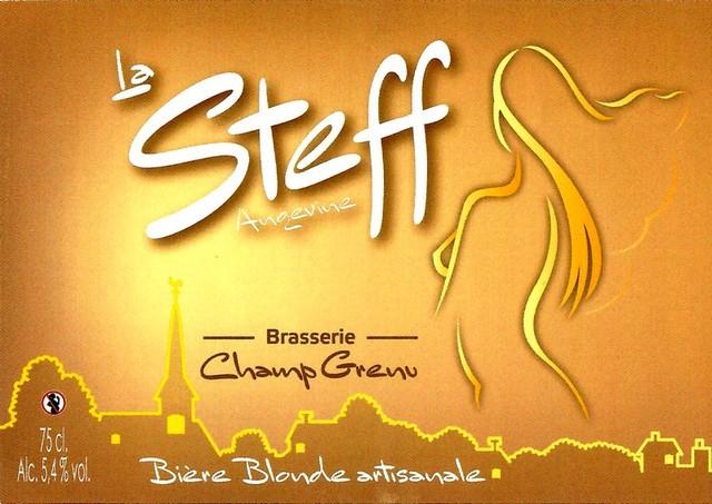 La Steff Blonde 5.4%, Brasserie Champ Grenu, France