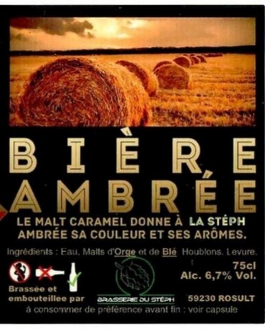 La Stéph Ambrée, Brasserie Du Stéph