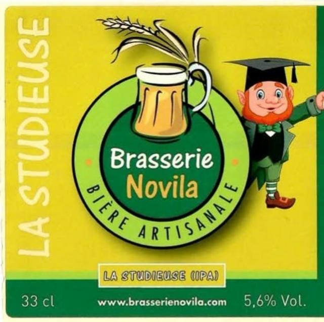 La Studieuse 5.6%, Brasserie Novila, France