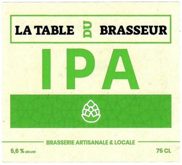 La Table Du Brasseur IPA 5.6%, La Table Du Brasseur, France