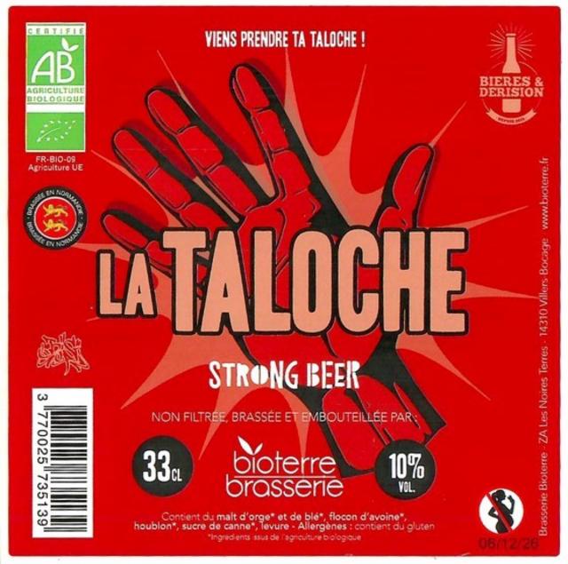 La Taloche 10.0%, Bioterre Brasserie, France