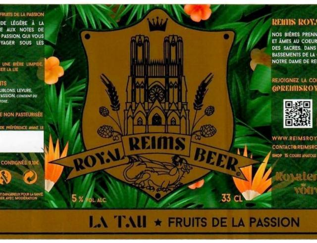 La Tau 5.0%, Reims Royal Beer [Closed], France