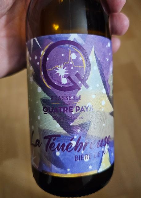 La Ténébreuse 5.5%, Brasserie Des Quatre Pays, France