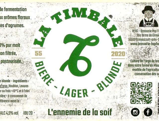 La Timbale 4.5%, Hop Farmer, France