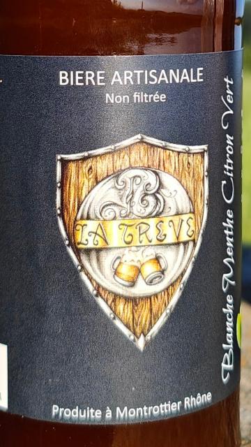 La Trêve Blanche Menthe Citron Vert 4.6%, La Trêve, France