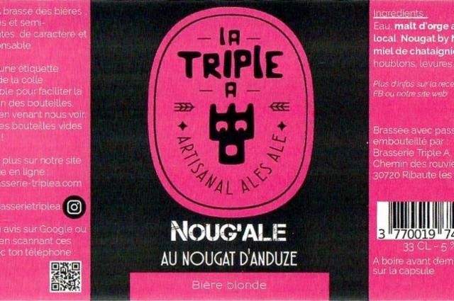 La Triple A Noug'Ale 5.0%, La Triple A, France