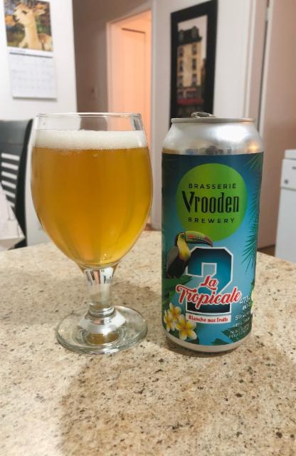 La tropicale 2 5.0%, Brasserie Vrooden, Canada