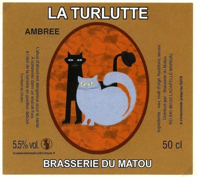 La Turlutte Ambrée, Brasserie Du Matou