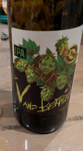 La V and Beerthday #1 5.6%, Brasserie Chromatique, France