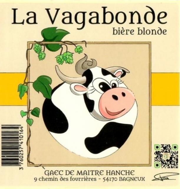 La Vagabonde Blonde 6.0%, Brasserie Kibell (GAEC Maître Hanche), France