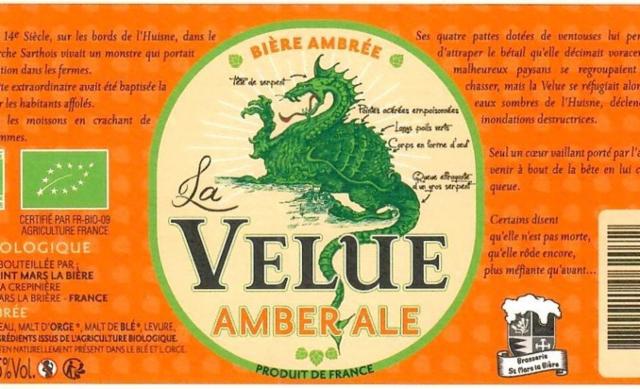 La Velue Ambrée 5.0%, Saint Mars La Bière (Velue), France