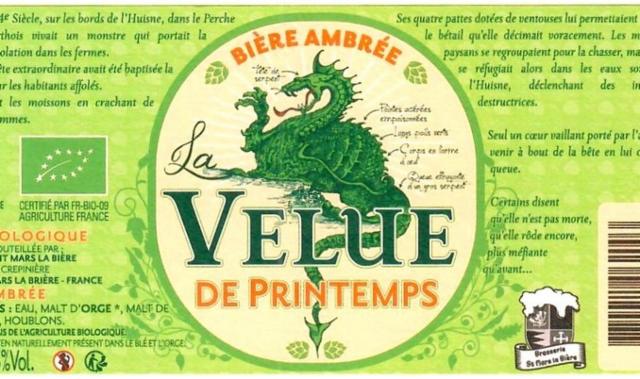 La Velue De Printemps 6.0%, Saint Mars La Bière (Velue), France
