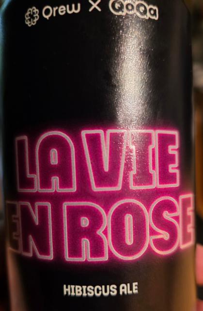 La vie en rose Hibicus ale, QoQa Brew SA