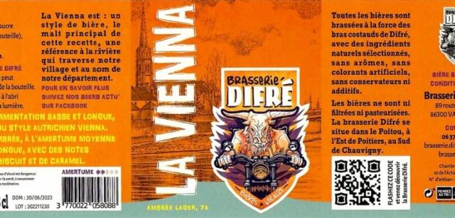 La Vienna 5.4%, Brasserie Difré, France