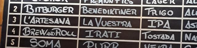 La Vuestra 5.4%, Cervecería L'Artesana, Spain