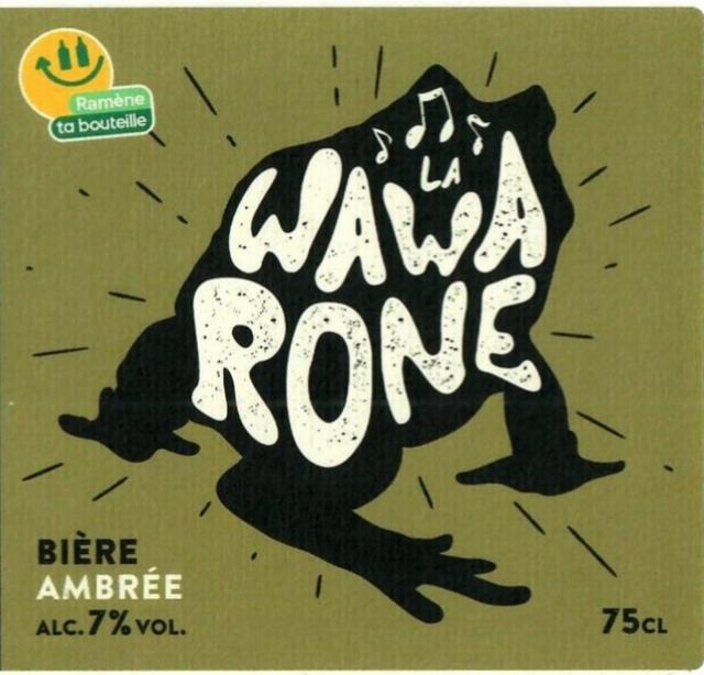 La Wawarone Ambrée 7.0%, Brasserie Des 3 Clochers [Closed], France