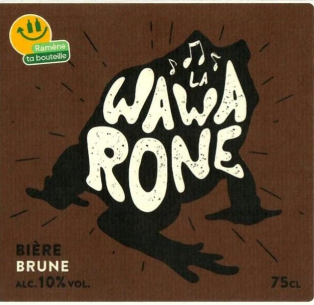 La Wawarone Brune 10.0%, Brasserie Des 3 Clochers [Closed], France
