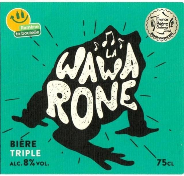 La Wawarone Triple 8.0%, Brasserie Des 3 Clochers [Closed], France