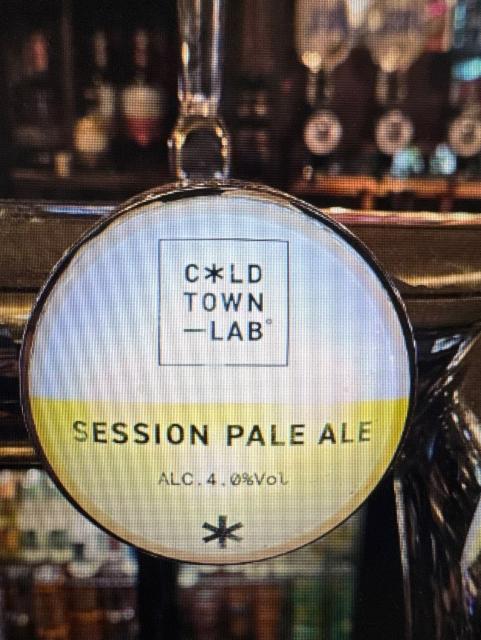 Lab Session Pale Ale 4.0%, Cold Town Beer, Scotland