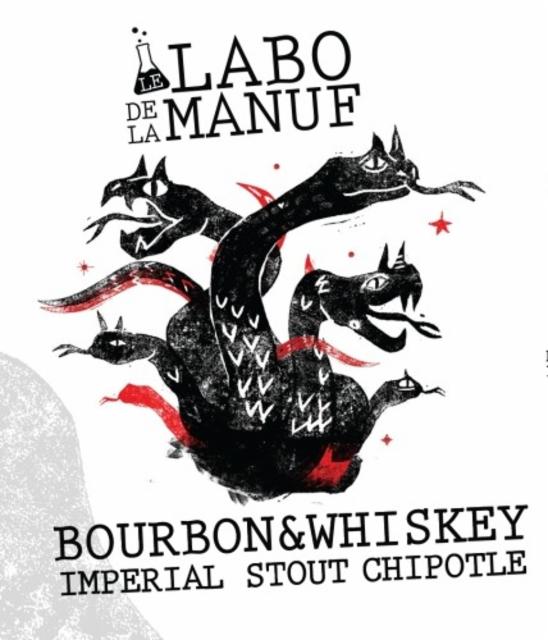 Le Labo De La Manuf - Bourbon & Whiskey Imperial Stout Coco & Vanille 15.9%, La Manufacture De Bières, France