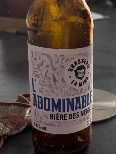 L'abominable 6.8%, Brasserie La Mine, Switzerland