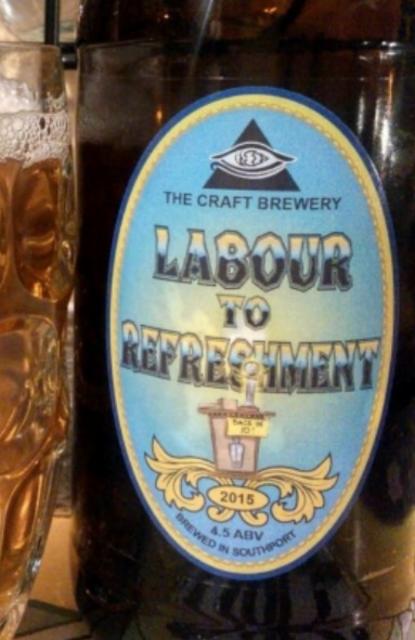 Labour To Refreshment 4.5%, The Craft Brewery, England