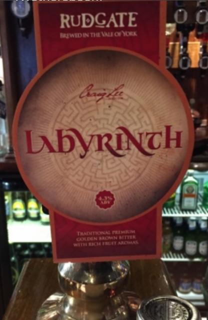 Labyrinth 4.3%, Rudgate Brewery, England