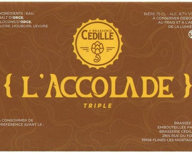 L'Accolade Triple, Brasserie Cédille [Closed]