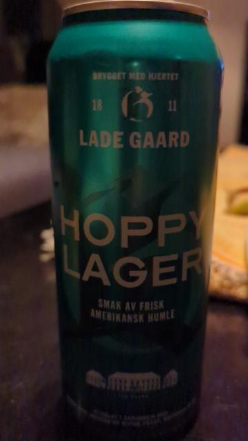 Lade Gaard Hoppy lager 4.7%, Grans Bryggeri, Norway