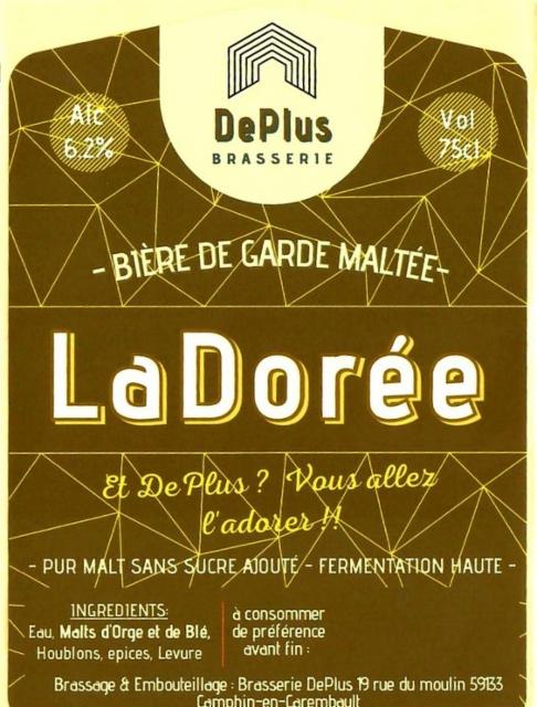 LaDorée 6.2%, Brasserie DePlus, France