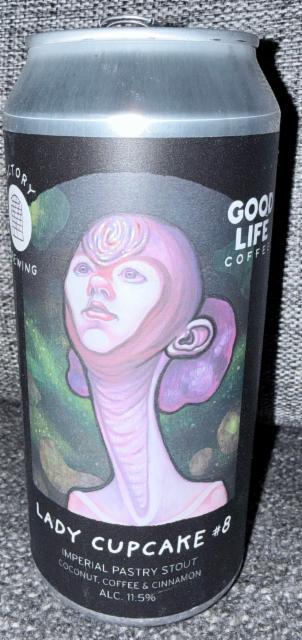 Lady Cupcace #8 (Coconut, Coffee & Cinnamon) 11.5%, Factory Brewing, Finland