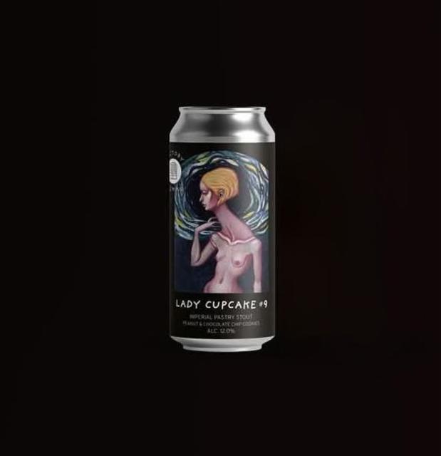 Lady Cupcake #9 (Peanut & Chocolate Chip Cookie), Factory Brewing