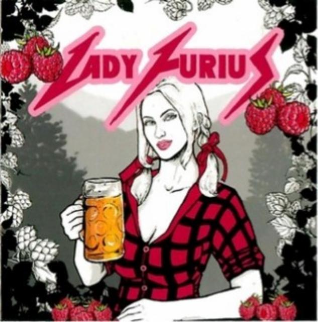 Lady Furius Blanche Framboise 4.5%, Brasserie Du Thoné (Furius), France