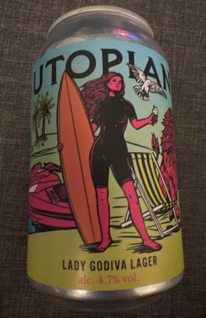 Lady godiva 4.7%, Utopian Brewing Ltd., England