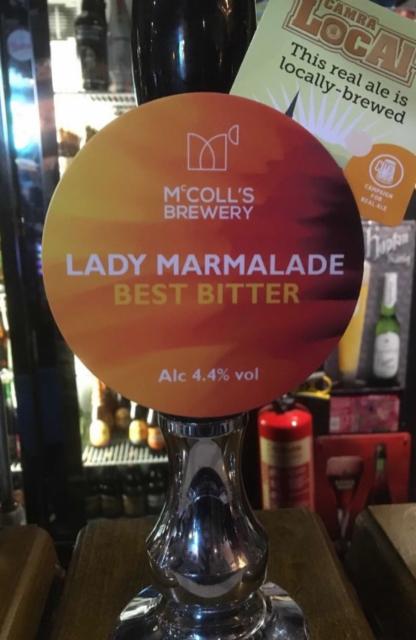 Lady Marmalade 4.4%, McColl's Brewery, England