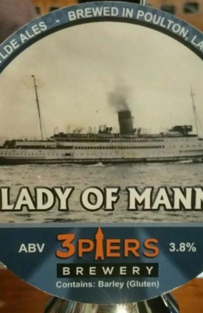 Lady Of Mann 3.8%, 3 Piers Brewery Limited, England
