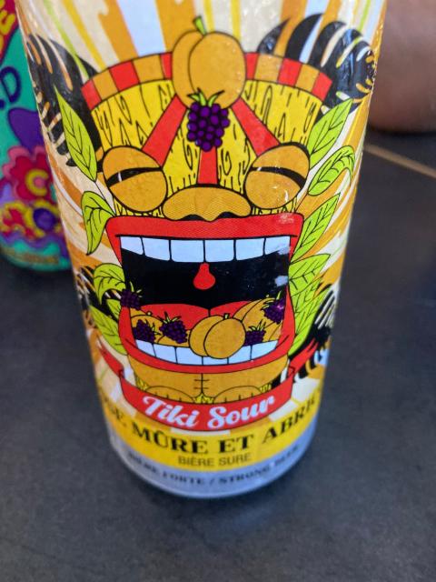 Tiki Sour - Gose Mûre et Abricot 6.0%, Lagabière Brasserie Artisanale, Canada