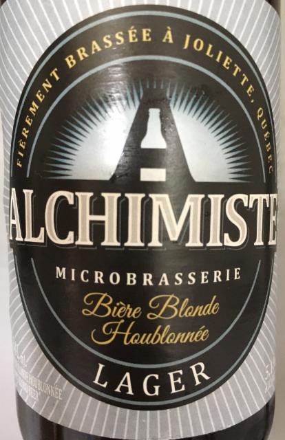 Alchimiste Lager 5.1%, Alchimiste Microbrasserie, Canada
