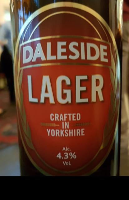 Daleside Lager 4.3%, Daleside Brewery, England