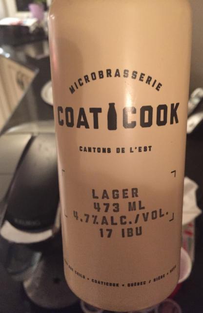 Coaticook Lager 4.7%, Microbrasserie Coaticook, Canada