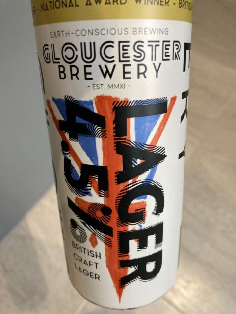 Lager 4.5%, Gloucester Brewery, England