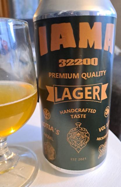Lager 33200 5.5%, Iama Brewery, Greece